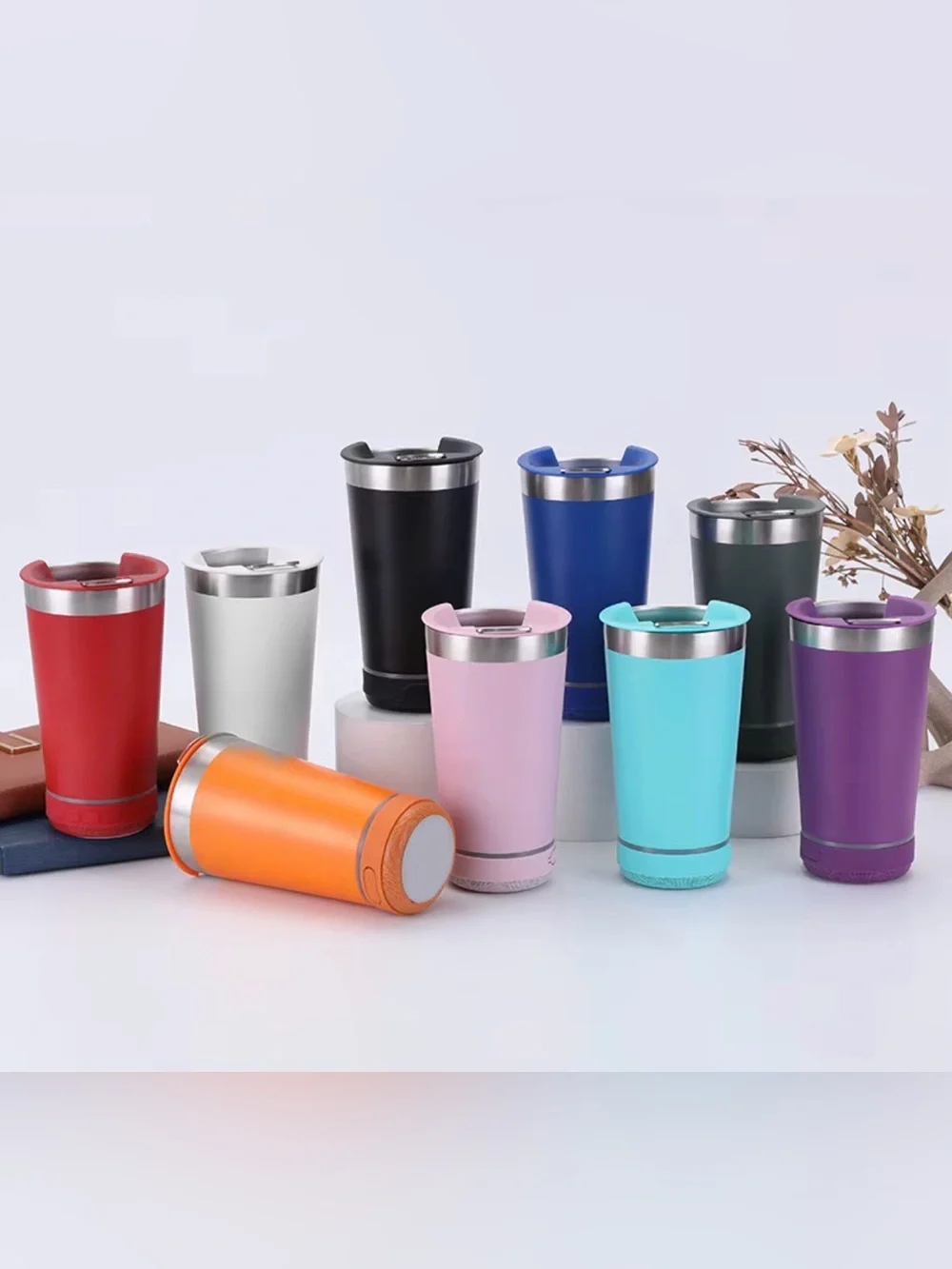 Bluetooth Tumbler Cup w/ Can Opener